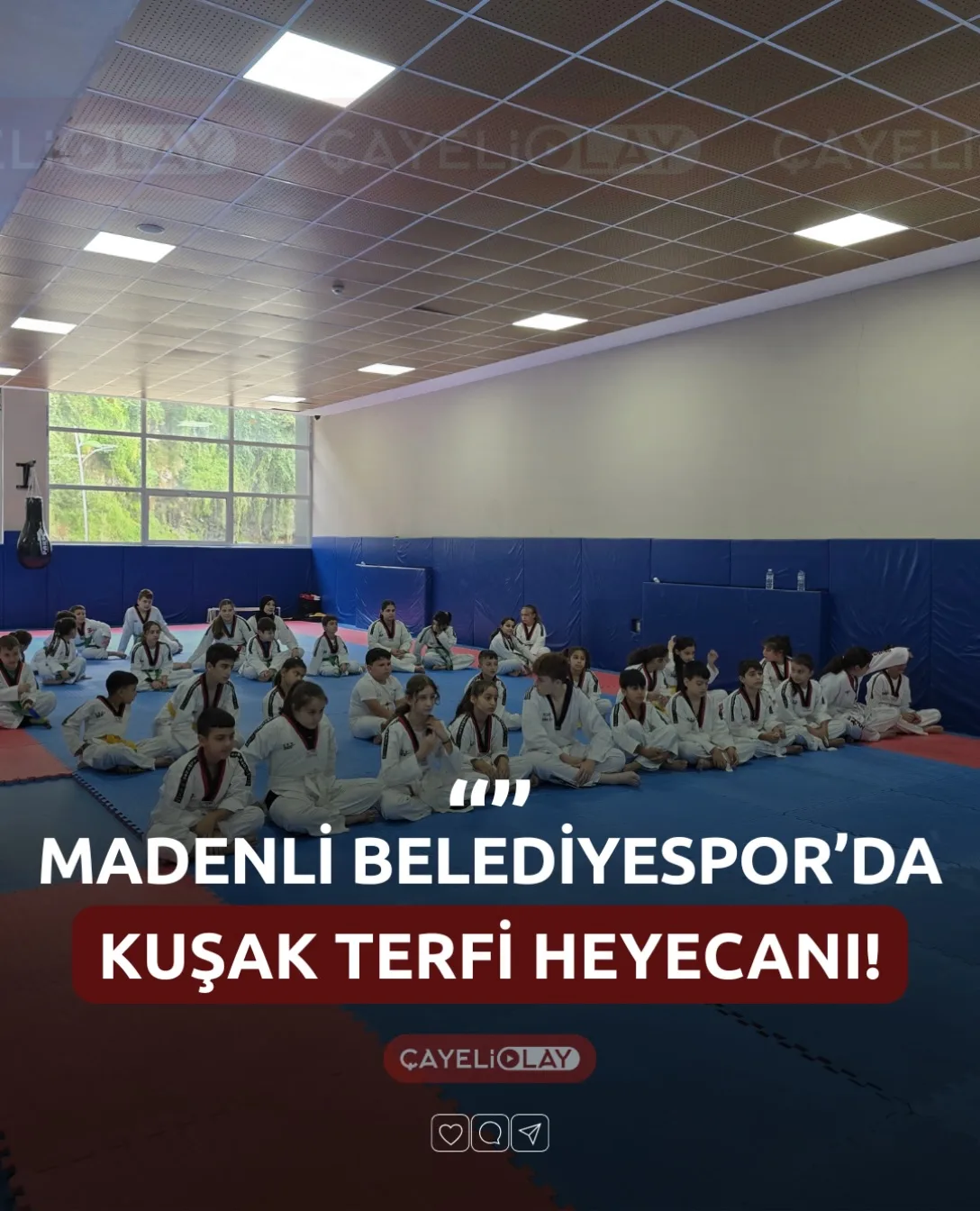 MADENLİ BELEDİYESPOR’DA KUŞAK TERFİ HEYECANI!
